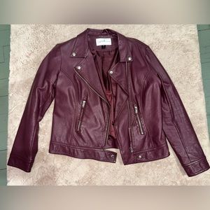 Jaclyn Smith Faux Leather Jacket